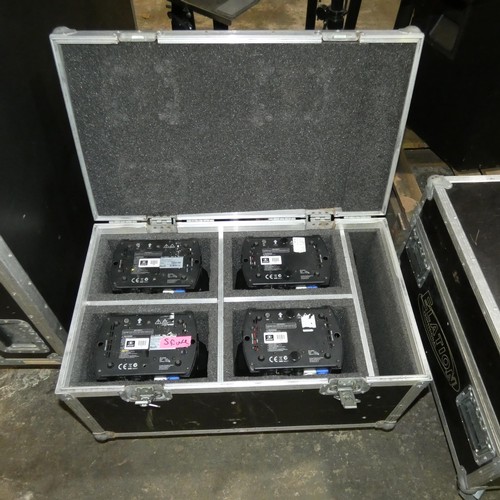 5324 - A Martin Rush 4 way light kit supplied in a wheeled flight case