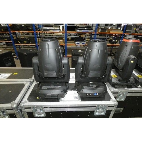 5326 - 5 x wheeled flight cases containing 12 x Elation platinum 5R pro. Please note that 10 are working an... 