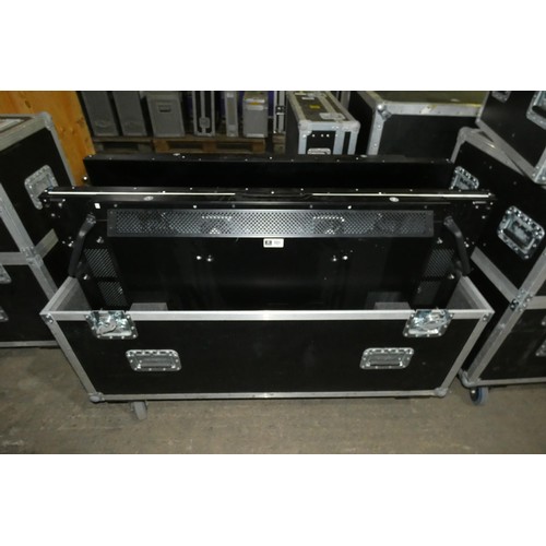 5475 - 1 x wheeled flight case containing 2 x NEC 55