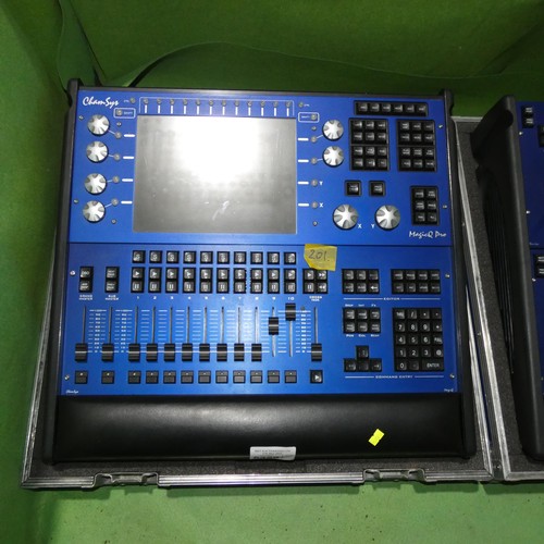 5359 - 1 x Chamsys MQ100 lighting console (cased) and 1 x Chamsys MagicQ MQ Playback Wing (cased)