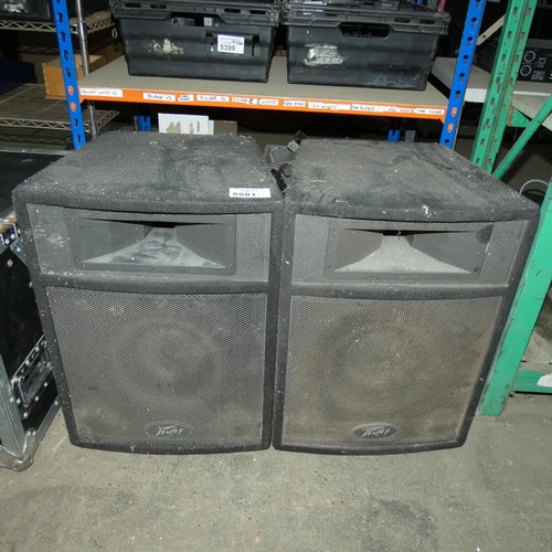 5581 - 2 x Peavey PRO-12 40HM speakers