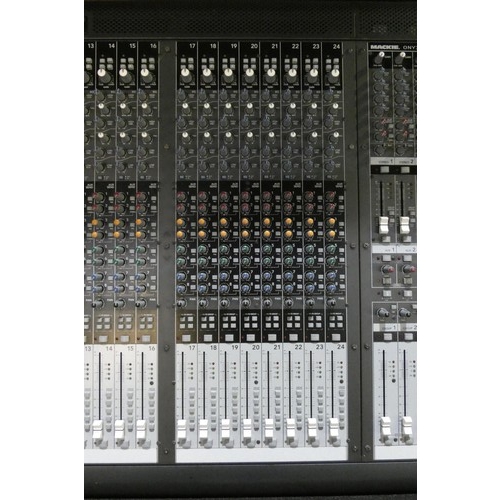 5323 - 1 x Mackie ONYX 2480 mixing desk supplied in a wheeled flight case