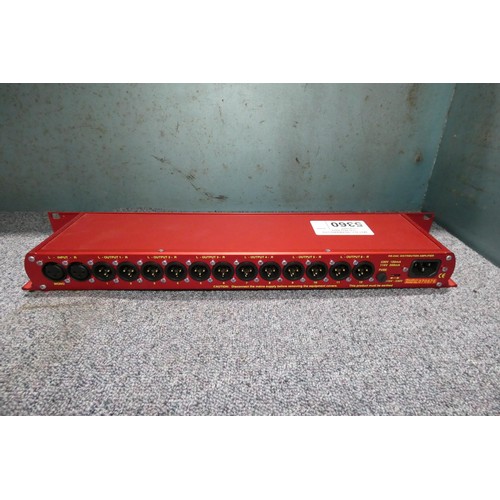 5360 - 1 x Sonifex Redbox RB-DA6 rack mount 6 way distribution amplifier