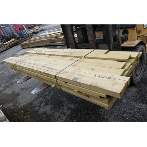 6838 - A quantity of various timber comprising of 12cm x 2cm and 5cm x 4cm, lengths vary up to approx 240cm... 