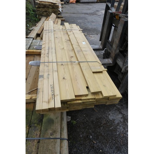 6838 - A quantity of various timber comprising of 12cm x 2cm and 5cm x 4cm, lengths vary up to approx 240cm... 