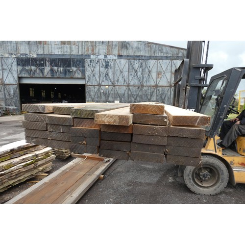 6858 - A quantity of timber comprising of 14 x 4 x 540cm (top stack)