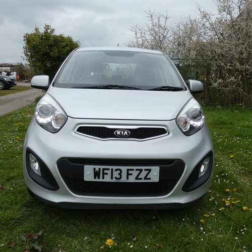 1 - Kia Picanto 3 Hatchback 1.25 5dr. Silver. Reg: WF13 FZZ, 25/04/2013, 5 speed manual petrol 1248cc Mo... 