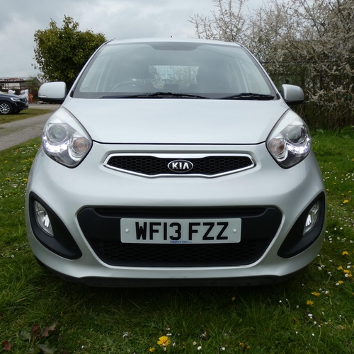 1 - Kia Picanto 3 Hatchback 1.25 5dr. Silver. Reg: WF13 FZZ, 25/04/2013, 5 speed manual petrol 1248cc Mo... 