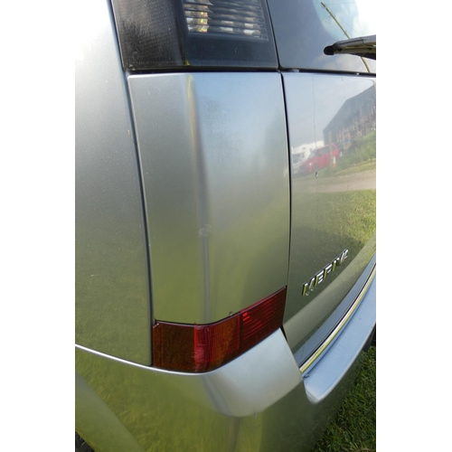 2 - Vauxhall  Mervia Life Twinport MPV Estate 1.4L 16V 5dr. Silver. Reg: HV57 EEZ, 12/09/2007, 5 speed m... 