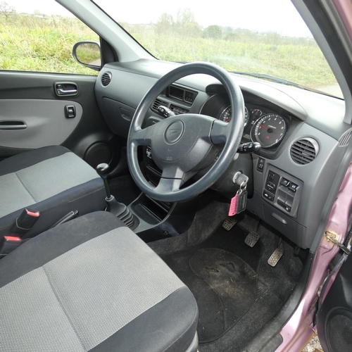 4 - Diahatsu Charade EL ( Pink) 1.0EL hatch back 5 Door, Reg.: WD55 GUG, 16/01/2006,  5 speed manual pet... 