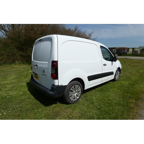 9 - CITROEN BERLINGO L1 DIESEL 1.6 HDI 625KG ENTERPRISE 75PS Panel VAN, White,  Reg: WG63 NWT,  25/10/20... 