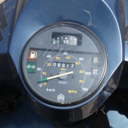 16 - Vespa Piaggio PX 200E motor scooter, Reg R886 DWS, 13/03/1998, 198cc petrol, MoT just expired 17/03/... 