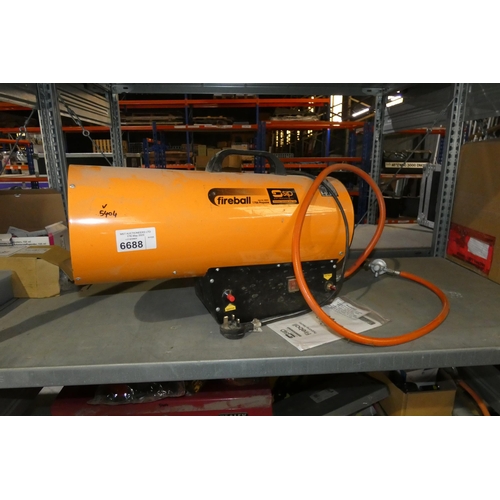 6688 - 1 x SIP Fireball propane space heater