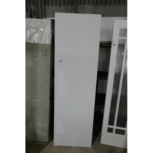 6698 - 1 x white fire door approx 626 x 2040mm