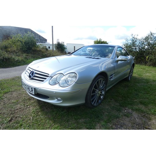 13 - Mercedes SL500 Auto 2 dr Convertible, Reg: RK02 HLR, 1st reg. 16/04/2002. 5 speed Auto petrol , 4966... 