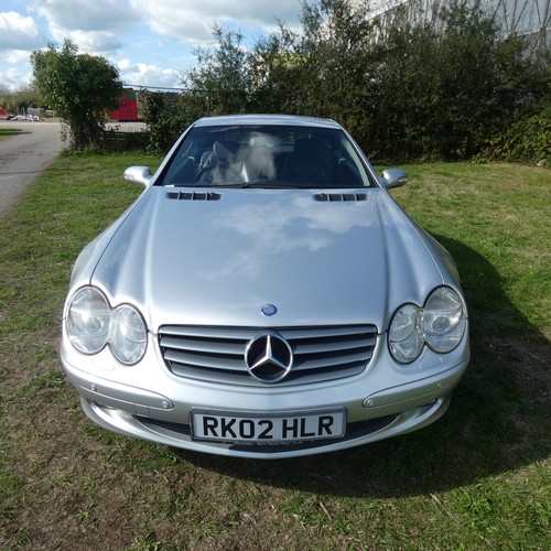 13 - Mercedes SL500 Auto 2 dr Convertible, Reg: RK02 HLR, 1st reg. 16/04/2002. 5 speed Auto petrol , 4966... 