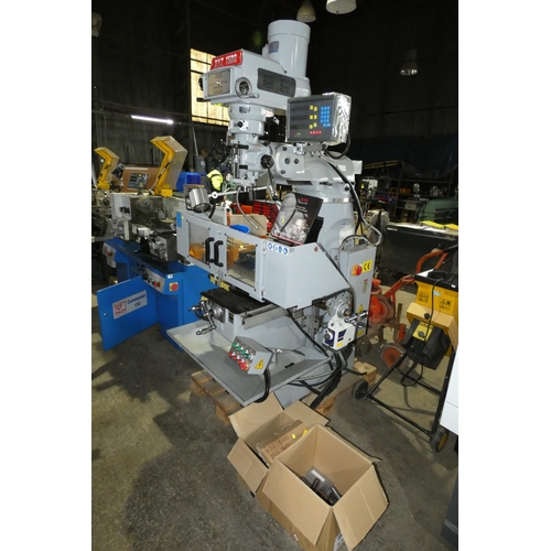 6717 - 1 x XYZ Machine Tools turret milling machine model XYZ 1500, serial number 104239, YOM 2016, 3ph fit... 