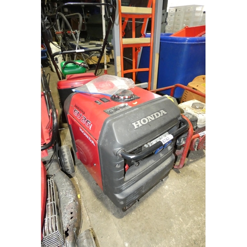 6743 - 1 x Honda EU26i inverter generator 230v / 2.4kw YOM 2012