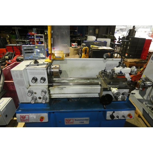 6716 - 1 x Knuth metal turning centre lathe model Commander 150, serial number 149139, YOM 2009, 3ph, overa... 