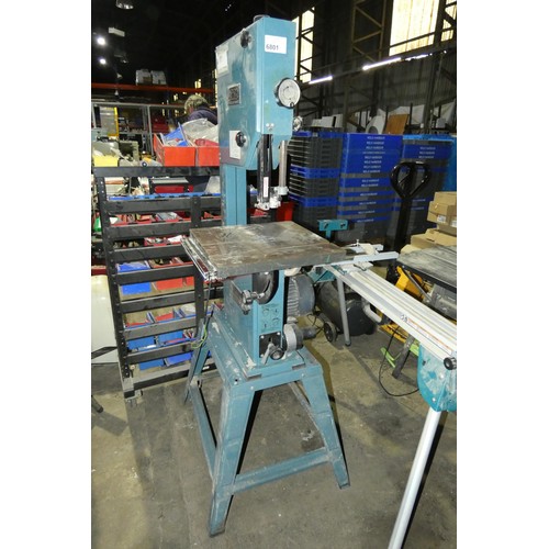 6801 - 1 x APTC band saw with stand model BS350, 240v