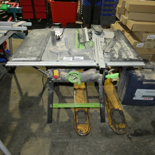 6803 - 1 x Evolution Fury 5-S circular saw with stand 240v