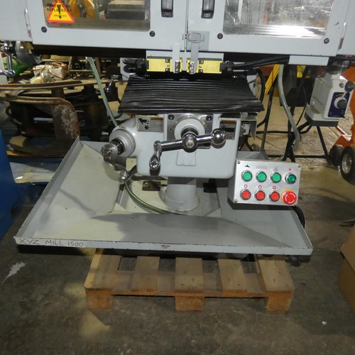 6717 - 1 x XYZ Machine Tools turret milling machine model XYZ 1500, serial number 104239, YOM 2016, 3ph fit... 