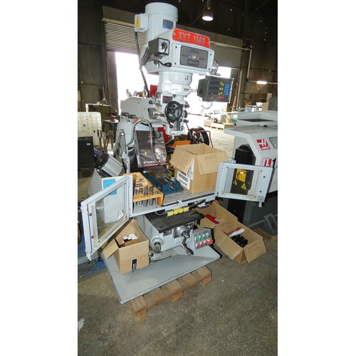 6717 - 1 x XYZ Machine Tools turret milling machine model XYZ 1500, serial number 104239, YOM 2016, 3ph fit... 