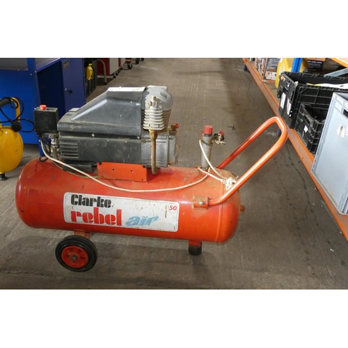 6130 - 1 x Clarke Rebel Air compressor 240v