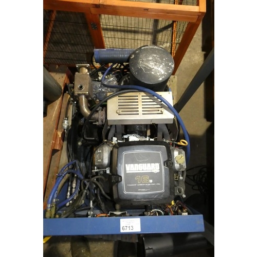 6713 - A ChemDry petrol powered CTS330 hot carbonating system vehicle mounted carpet cleaner fitted with a ... 