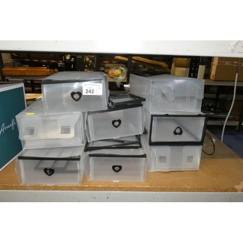 8 x small storage boxes