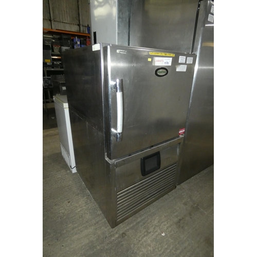 1170 - A commercial stainless steel mobile blast chiller/freezer by Foster type BC21 240v - trade.  Tested ... 