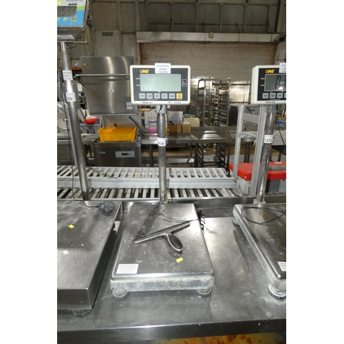 1230 - A commercial stainless steelset of scales by UWE up to 30kg - trade Tested Working