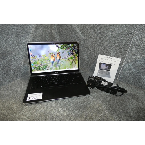 2361 - A Dell notebook pc with an Intel i5 1.6ghz processor, 4gb ram,250gb SSD running Windows 10 - trade