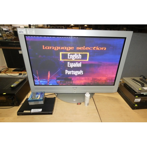 A 42 inch flat panel TV by Sony type Ke42ts2e. No remote control trade