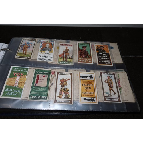 3030 - A collection of miscellaneous vintage cigarette cards and albums etc (2 shelves)