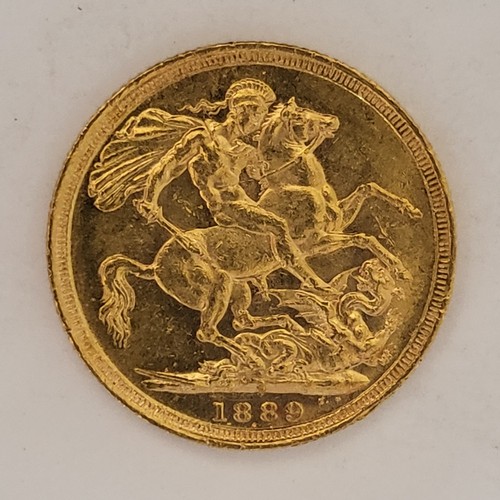 3185 - A gold sovereign 1889