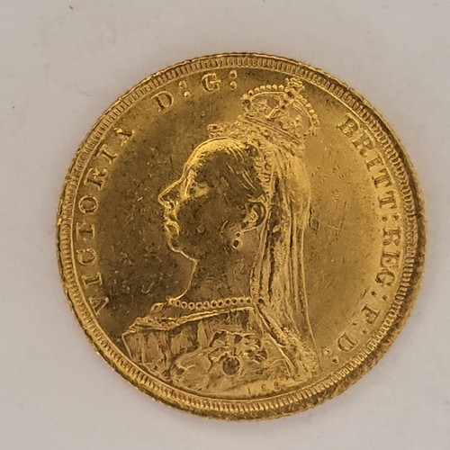 3185 - A gold sovereign 1889