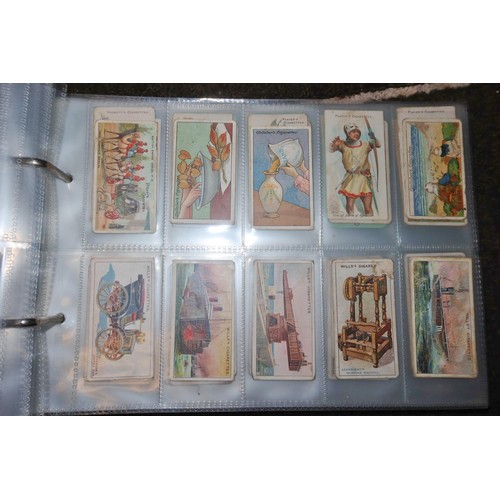 3030 - A collection of miscellaneous vintage cigarette cards and albums etc (2 shelves)