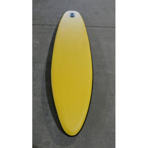 2133 - 1 box containing 2 x unused inflatable yellow / black paddle boards each approx 10ft 6 inch x 30 inc... 