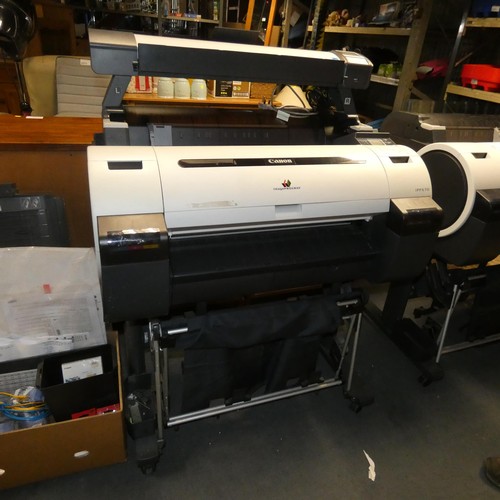 2301 - 2 x Canon Image PROGRAF iPF670 large format printers (610mm / 24 inch), one of which is fitted with ... 