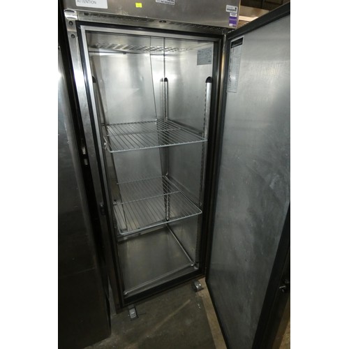 1168 - A tall commercial stainless steel freezer by Williams type EPROG600L please note unit turns on but w... 