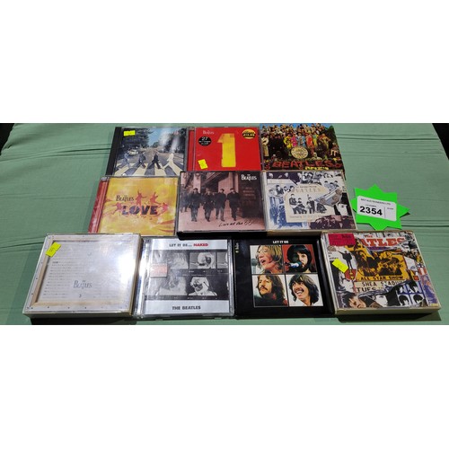 2354 - A quantity of various Beatles CDs inc Live At The BBC, Anthology 1/2/3, Let It Be, Abbey Road etc, p... 