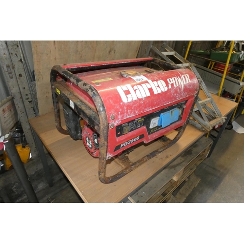 5002 - 1 x Clarke Power PG2500 petrol engine generator