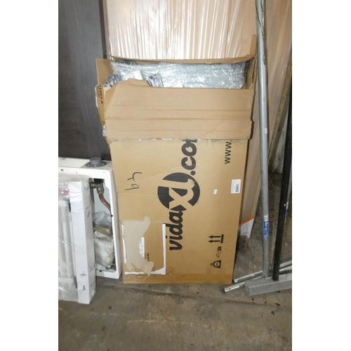 5041 - A Vida XL / Jennett sliding glass door - Boxed and requires assembly