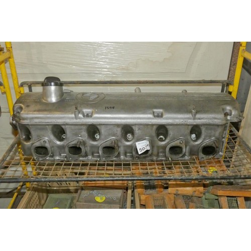 5036 - 1 x BMW engine head for 6 cylinder engine marked Zundfolge 153624 - exact type unknown