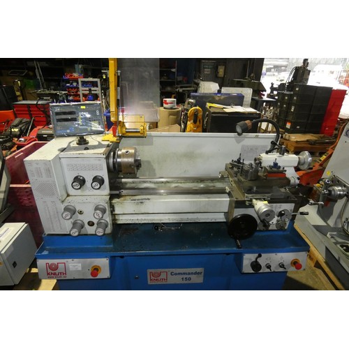 5237 - 1 x Knuth metal turning centre lathe model Commander 150, serial number 149139, YOM 2009, 3ph, overa... 