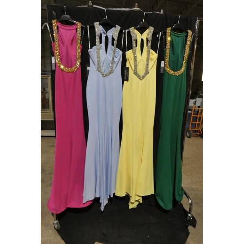 2270 - 4 x various Pia Michi evening dresses, size 6, please see pictures for more details ID numbers are 1... 