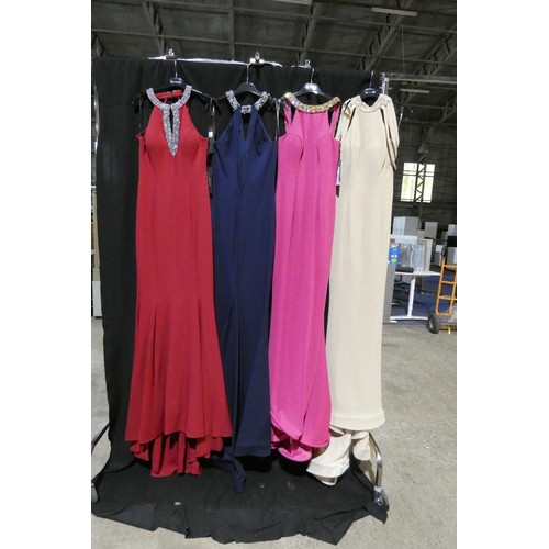 2286 - 4 x various Pia Michi evening dresses, size 10, please see pictures for more details ID numbers are ... 