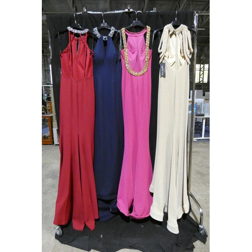 2286 - 4 x various Pia Michi evening dresses, size 10, please see pictures for more details ID numbers are ... 