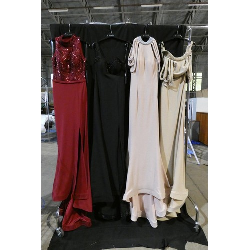 2289 - 4 x various Pia Michi evening dresses, size 10, please see pictures for more details ID numbers are ... 